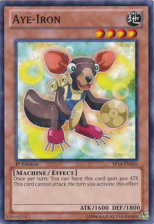 Aye-Iron [SP14-EN016] Starfoil Rare | Jomio and Rueliete's Cards and Comics
