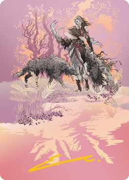 Arlinn, the Pack's Hope 2 Art Card (Gold-Stamped Signature) [Innistrad: Midnight Hunt Art Series] | Jomio and Rueliete's Cards and Comics