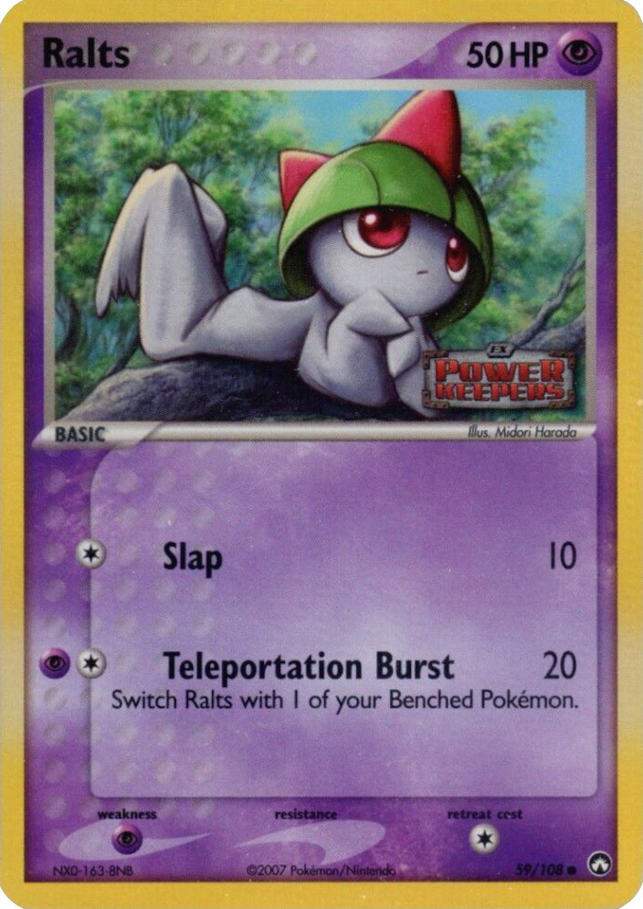 Ralts (59/108) (Stamped) [EX: Power Keepers] | Jomio and Rueliete's Cards and Comics