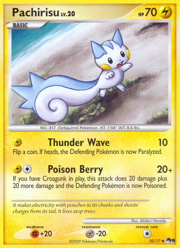Pachirisu (10/17) [POP Series 9] | Jomio and Rueliete's Cards and Comics