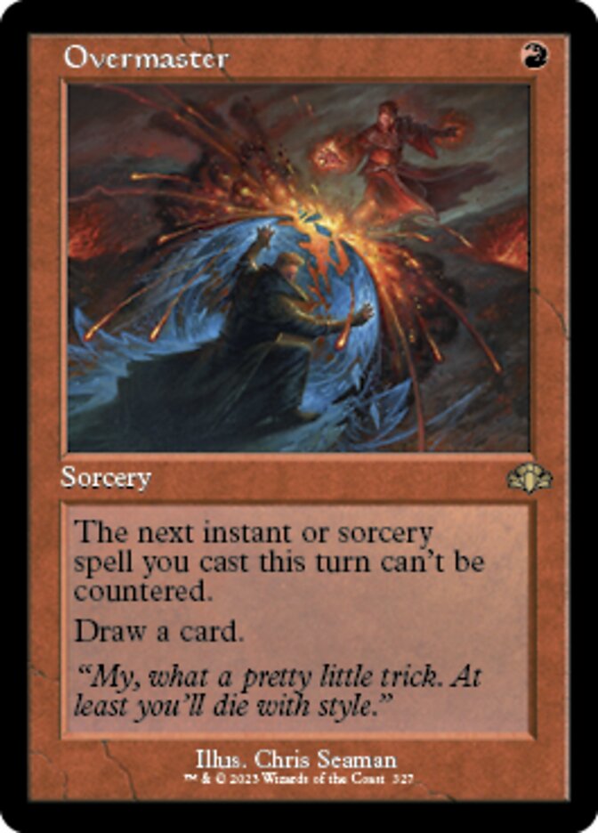 Overmaster (Retro) [Dominaria Remastered] | Jomio and Rueliete's Cards and Comics
