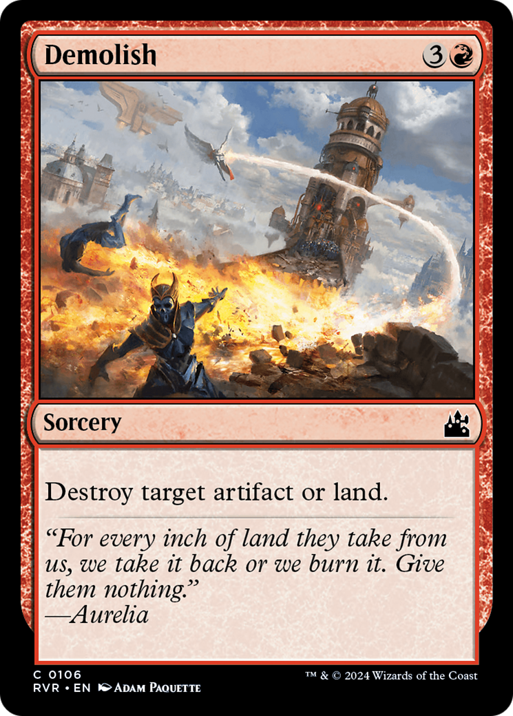 Demolish [Ravnica Remastered] | Jomio and Rueliete's Cards and Comics