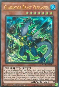 Gladiator Beast Vespasius (CHIM-ENSP1) [CHIM-ENSP1] Ultra Rare | Jomio and Rueliete's Cards and Comics