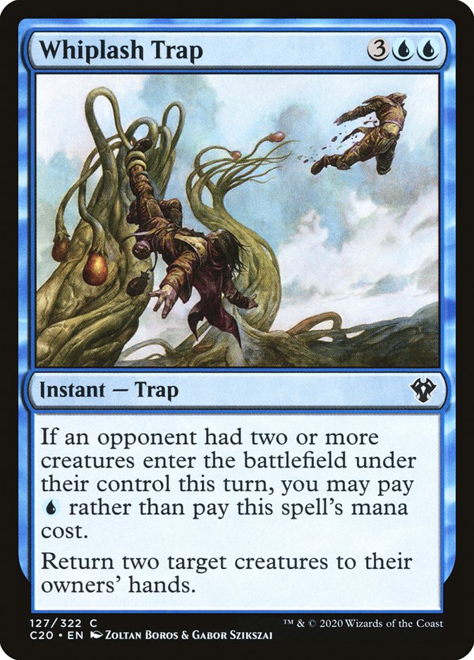 Whiplash Trap [Commander 2020] | Jomio and Rueliete's Cards and Comics
