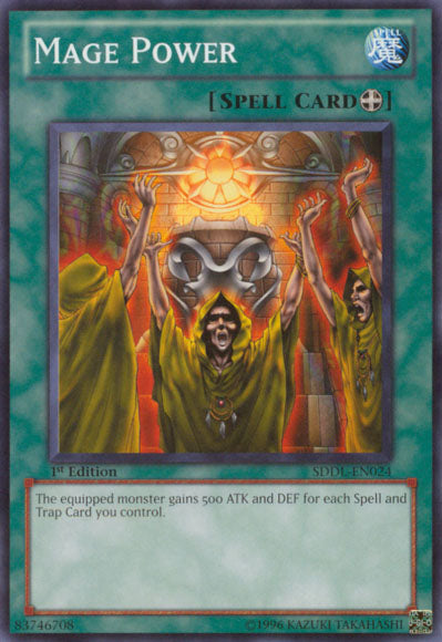 Mage Power [SDDL-EN024] Common | Jomio and Rueliete's Cards and Comics