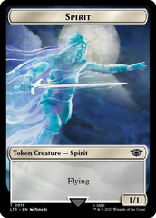 Spirit // Food (0024) Double-Sided Token (Surge Foil) [The Lord of the Rings: Tales of Middle-Earth Tokens] | Jomio and Rueliete's Cards and Comics