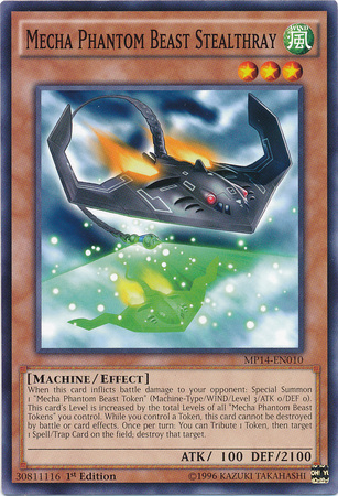 Mecha Phantom Beast Stealthray [MP14-EN010] Common | Jomio and Rueliete's Cards and Comics