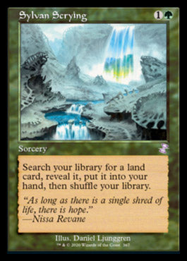 Sylvan Scrying (Timeshifted) [Time Spiral Remastered] | Jomio and Rueliete's Cards and Comics