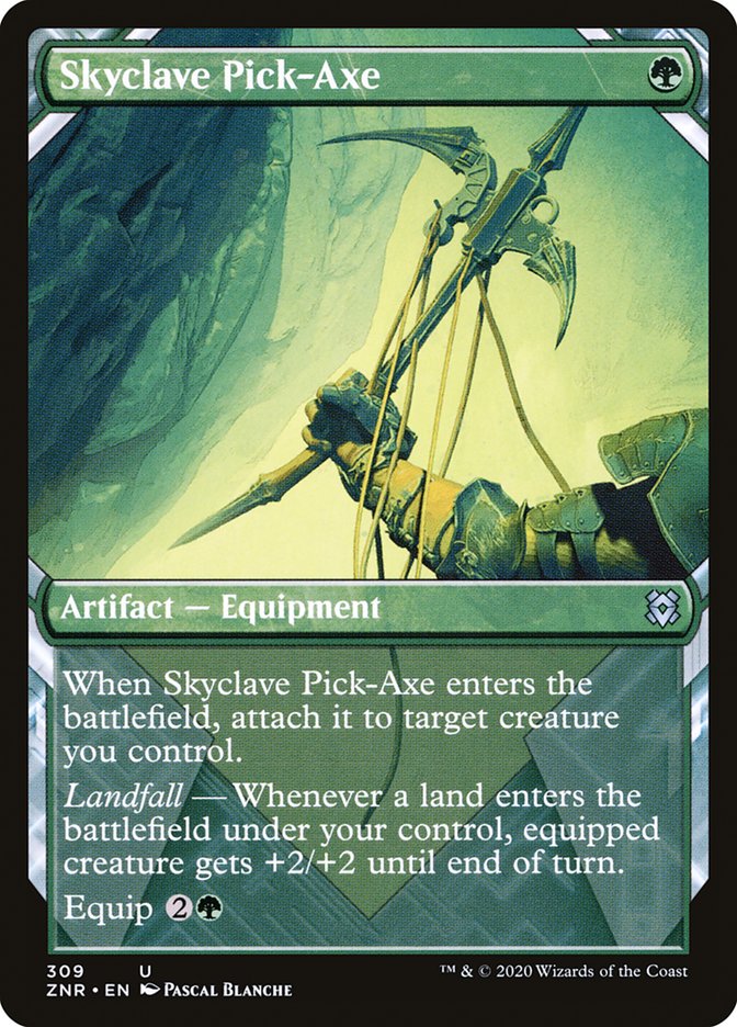 Skyclave Pick-Axe (Showcase) [Zendikar Rising] | Jomio and Rueliete's Cards and Comics