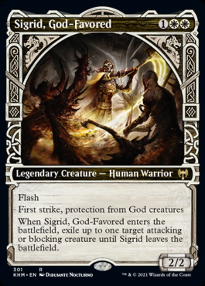 Sigrid, God-Favored (Showcase) [Kaldheim] | Jomio and Rueliete's Cards and Comics