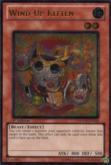 Wind-Up Kitten (UTR) [PHSW-EN026] Ultimate Rare | Jomio and Rueliete's Cards and Comics