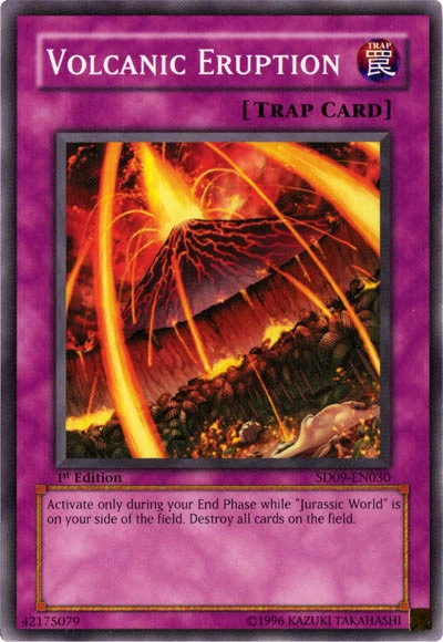Volcanic Eruption [SD09-EN030] Common | Jomio and Rueliete's Cards and Comics