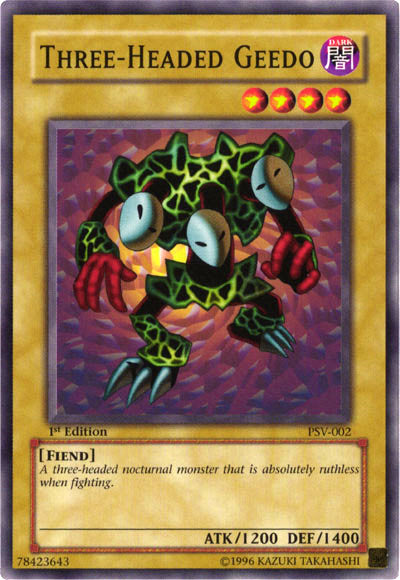 Three-Headed Geedo [PSV-002] Common | Jomio and Rueliete's Cards and Comics