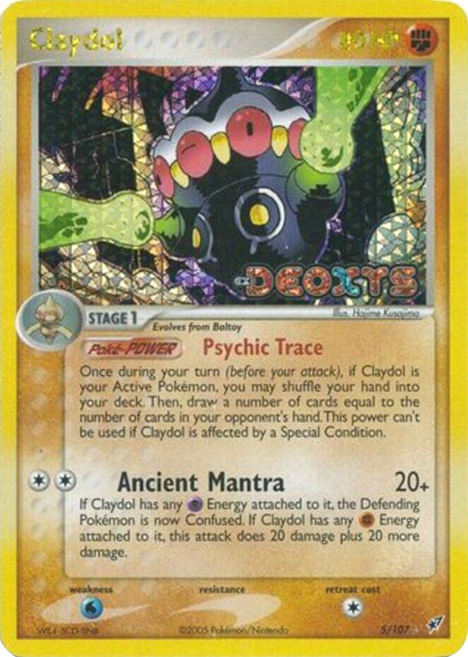 Claydol (5/107) (Stamped) [EX: Deoxys] | Jomio and Rueliete's Cards and Comics