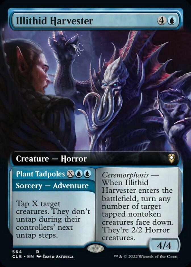 Illithid Harvester // Plant Tadpoles (Extended Art) [Commander Legends: Battle for Baldur's Gate] | Jomio and Rueliete's Cards and Comics
