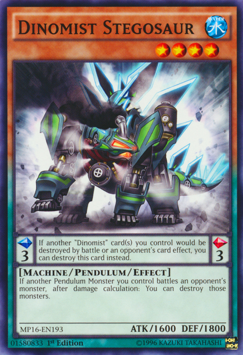 Dinomist Stegosaur [MP16-EN193] Common | Jomio and Rueliete's Cards and Comics
