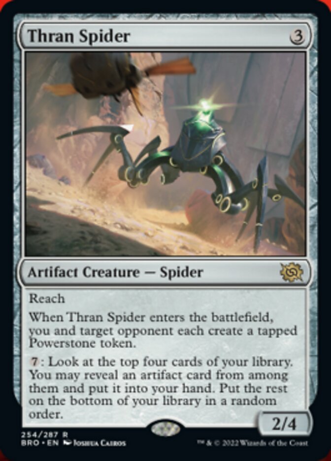 Thran Spider [The Brothers' War] | Jomio and Rueliete's Cards and Comics