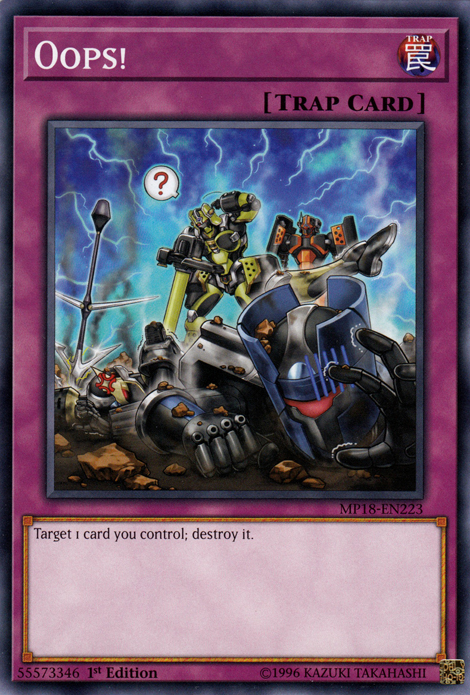 Oops! [MP18-EN223] Common | Jomio and Rueliete's Cards and Comics