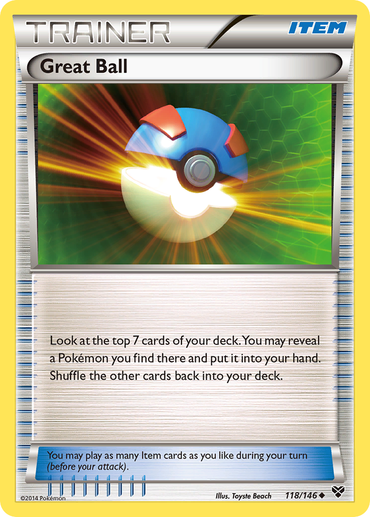 Great Ball (118/146) [XY: Base Set] | Jomio and Rueliete's Cards and Comics