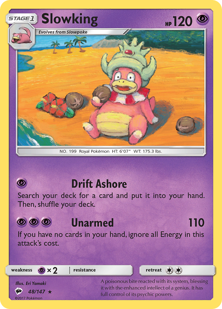 Slowking (48/147) [Sun & Moon: Burning Shadows] | Jomio and Rueliete's Cards and Comics