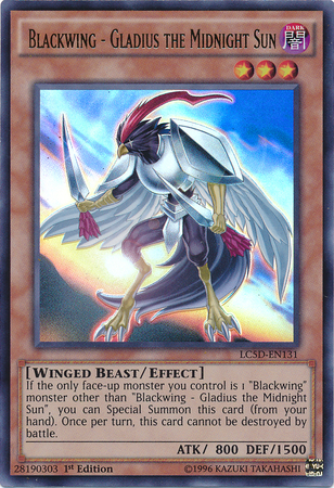 Blackwing - Gladius the Midnight Sun [LC5D-EN131] Ultra Rare | Jomio and Rueliete's Cards and Comics