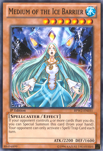 Medium of the Ice Barrier [BPW2-EN031] Common | Jomio and Rueliete's Cards and Comics