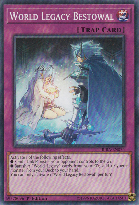 World Legacy Bestowal [RIRA-EN074] Common | Jomio and Rueliete's Cards and Comics