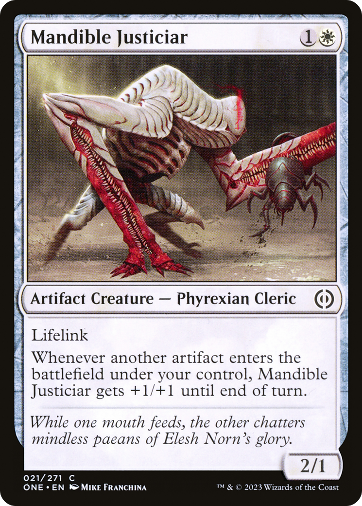 Mandible Justiciar [Phyrexia: All Will Be One] | Jomio and Rueliete's Cards and Comics