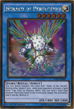 Herald of Perfection [PGL2-EN085] Gold Rare | Jomio and Rueliete's Cards and Comics