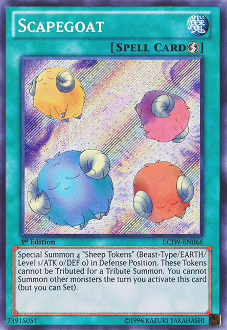 Scapegoat [LCJW-EN066] Secret Rare | Jomio and Rueliete's Cards and Comics