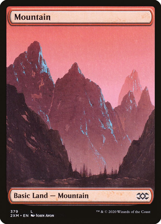 Mountain (379) [Double Masters] | Jomio and Rueliete's Cards and Comics