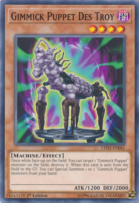 Gimmick Puppet Des Troy [LED5-EN041] Common | Jomio and Rueliete's Cards and Comics
