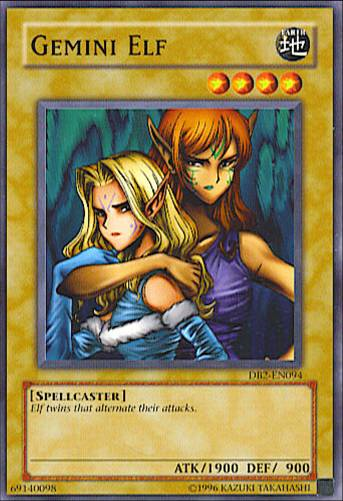 Gemini Elf [DB2-EN094] Common | Jomio and Rueliete's Cards and Comics