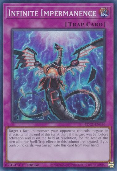 Infinite Impermanence [SDCS-EN036] Super Rare | Jomio and Rueliete's Cards and Comics