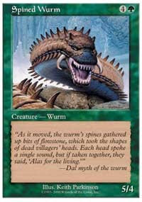 Spined Wurm [Starter 2000] | Jomio and Rueliete's Cards and Comics