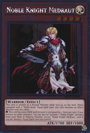 Noble Knight Medraut [NKRT-EN006] Platinum Rare | Jomio and Rueliete's Cards and Comics
