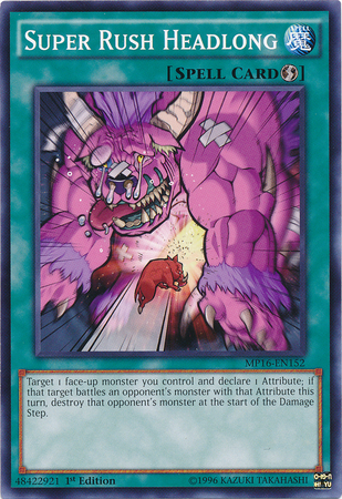Super Rush Headlong [MP16-EN152] Common | Jomio and Rueliete's Cards and Comics
