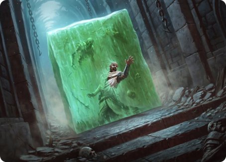 Gelatinous Cube Art Card [Dungeons & Dragons: Adventures in the Forgotten Realms Art Series] | Jomio and Rueliete's Cards and Comics