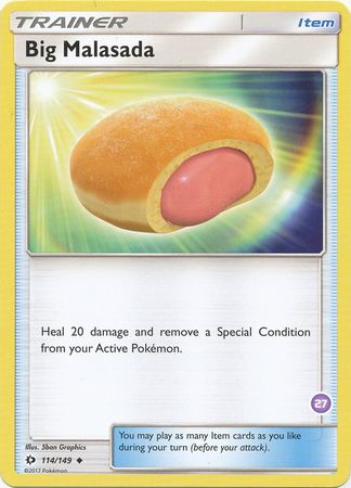 Big Malasada (114/149) (Deck Exclusive #27) [Sun & Moon: Trainer Kit - Alolan Sandslash] | Jomio and Rueliete's Cards and Comics