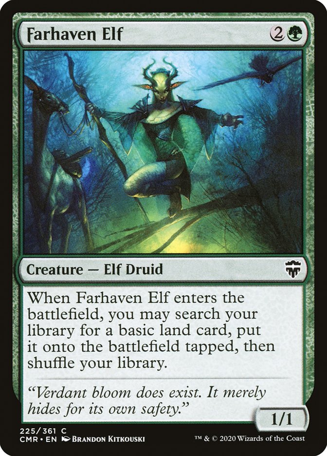 Farhaven Elf [Commander Legends] | Jomio and Rueliete's Cards and Comics
