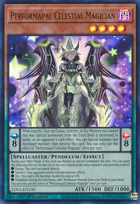Performapal Celestial Magician [LDS3-EN130] Ultra Rare | Jomio and Rueliete's Cards and Comics