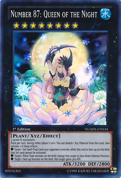 Number 87: Queen of the Night [NUMH-EN034] Super Rare | Jomio and Rueliete's Cards and Comics
