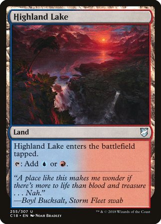 Highland Lake [Commander 2018] | Jomio and Rueliete's Cards and Comics