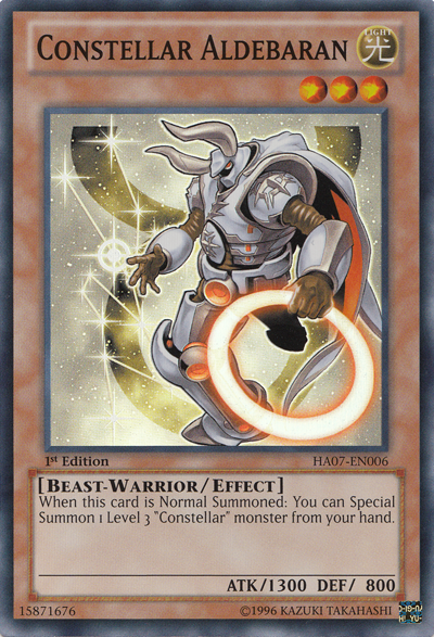 Constellar Aldebaran [HA07-EN006] Super Rare | Jomio and Rueliete's Cards and Comics