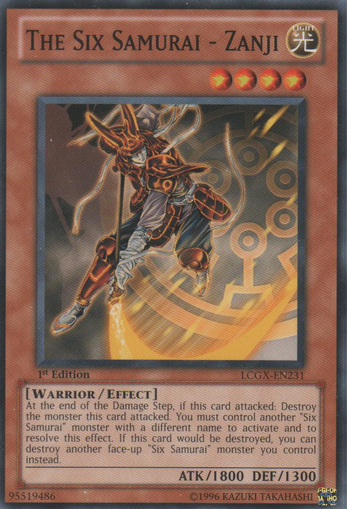The Six Samurai - Zanji [LCGX-EN231] Common | Jomio and Rueliete's Cards and Comics