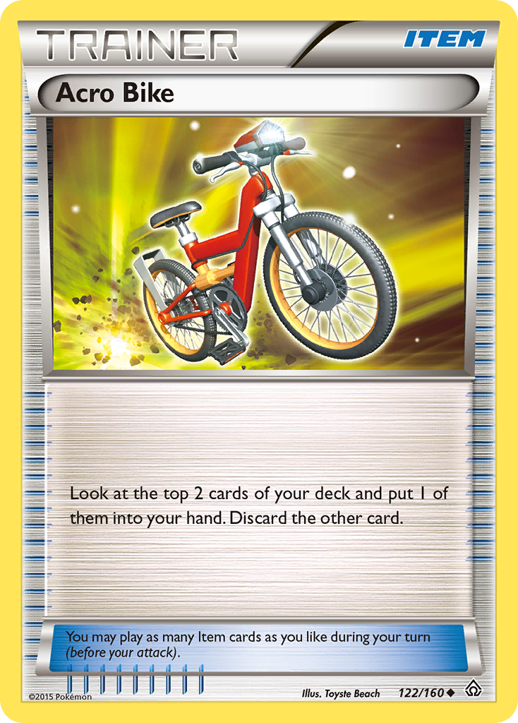 Acro Bike (122/160) [XY: Primal Clash] | Jomio and Rueliete's Cards and Comics