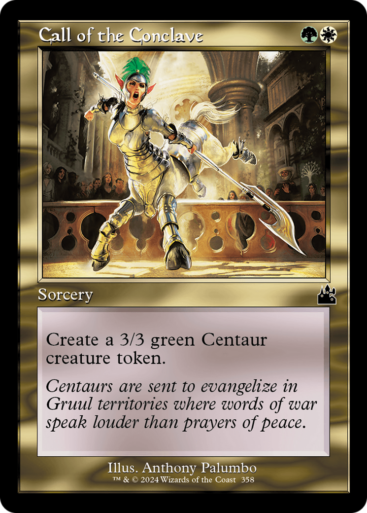 Call of the Conclave (Retro Frame) [Ravnica Remastered] | Jomio and Rueliete's Cards and Comics