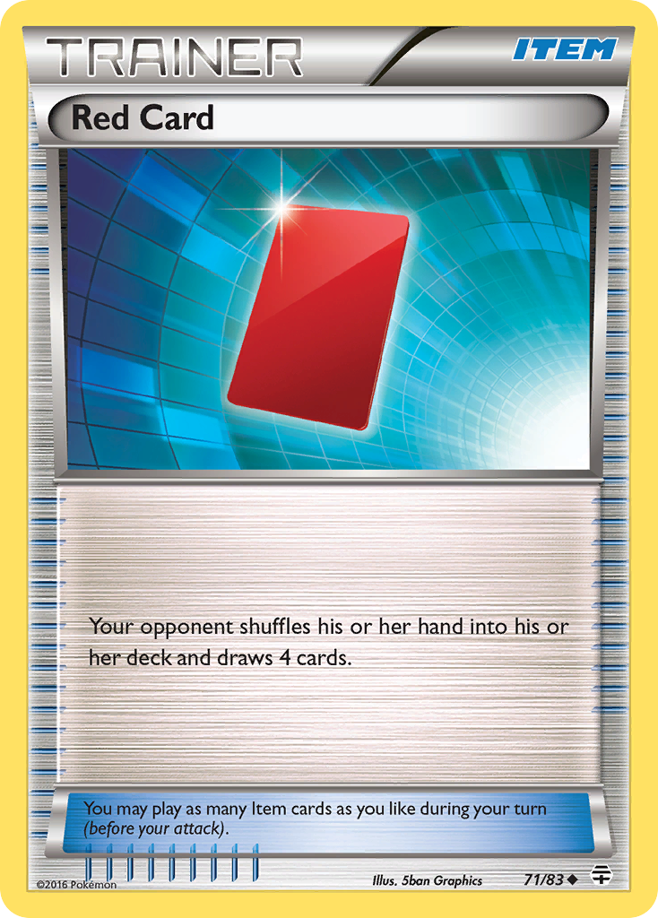 Red Card (71/83) [XY: Generations] | Jomio and Rueliete's Cards and Comics