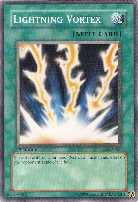 Lightning Vortex [SD8-EN026] Common | Jomio and Rueliete's Cards and Comics