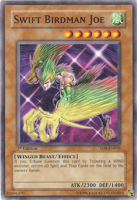 Swift Birdman Joe [SD8-EN016] Common | Jomio and Rueliete's Cards and Comics